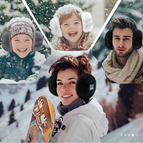 Bluetooth Ear Muffs w/Dust Bag, NWOT - Picture 6 of 6